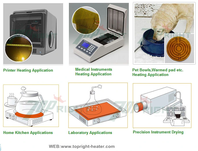 Flexible Polyimide Resistance Kapton Film Heater