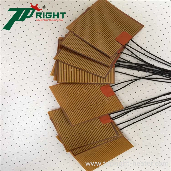 Custom Made Kapton Foil Heater Flexible Lightweight Thin Polyamide Film Heater